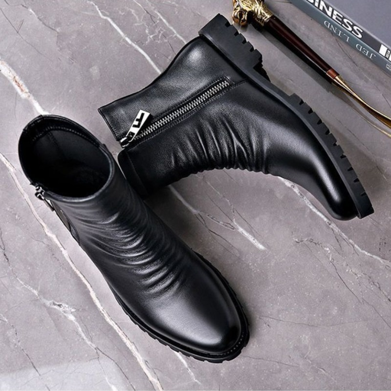 أحذية عالية الجودة للرجال أحذي - مراجعة Men Formal Wear With Boots وسعره