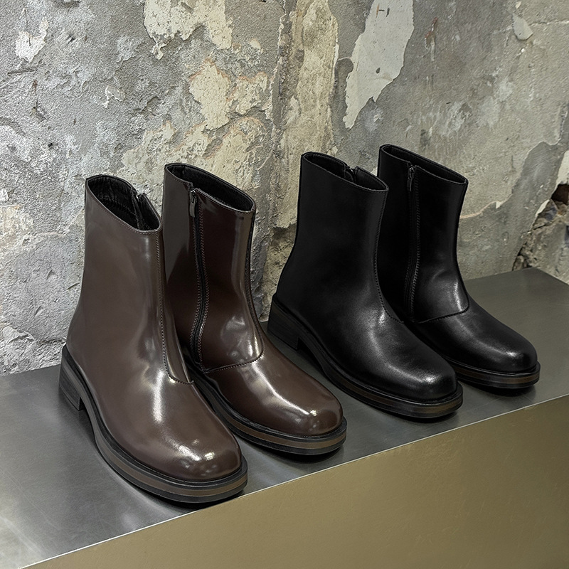 أحذية رجالي كلاسيكية فاخرة مصن - مراجعة Men Formal Wear With Boots وسعره