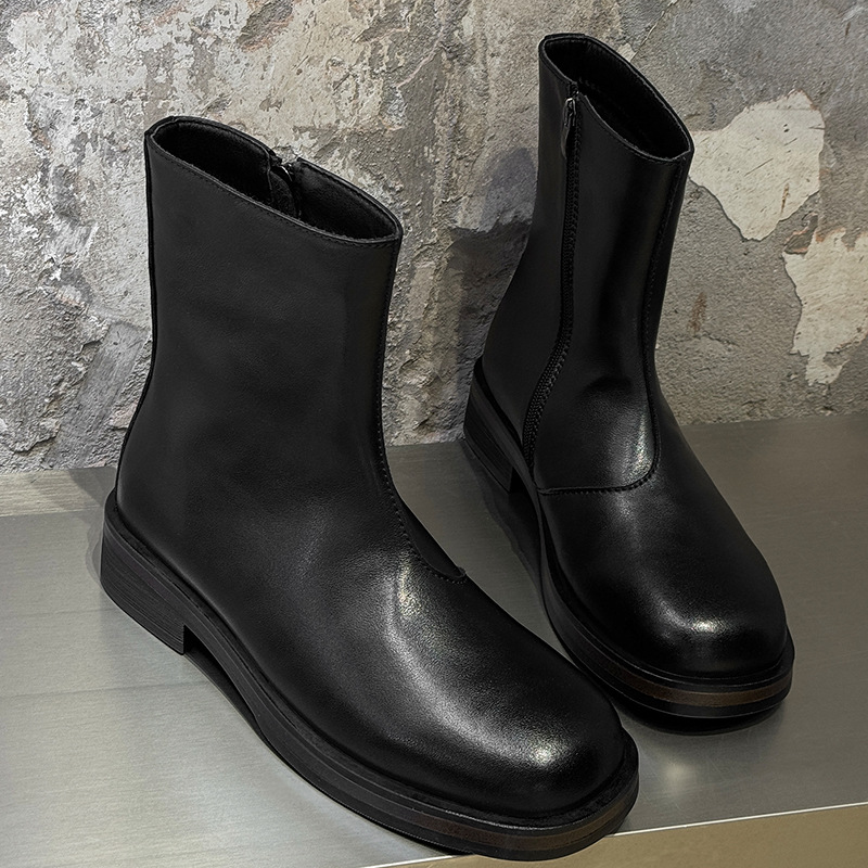 أحذية رجالي كلاسيكية فاخرة مصن - مراجعة Men Formal Wear With Boots وسعره