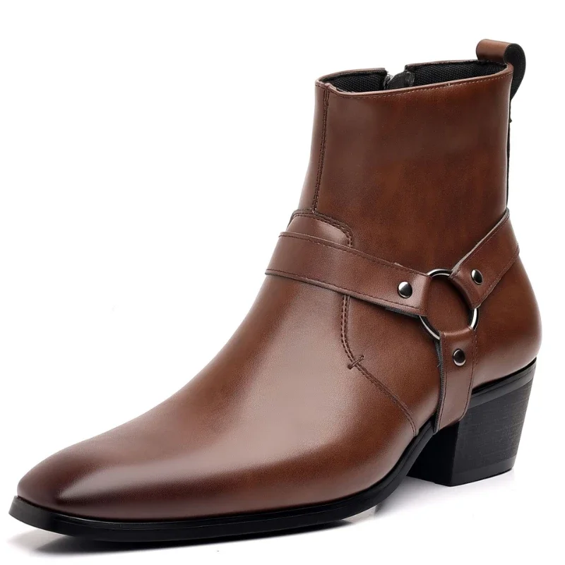 أحذية رجالية مصمم أزياء تشيلسي - مراجعة Men Formal Wear With Boots وسعره